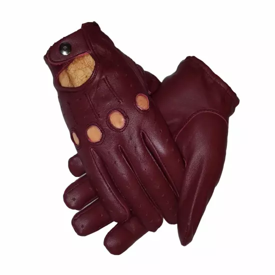 Genuine Leather Driving Gloves 