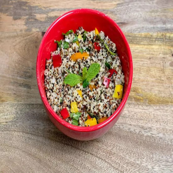 Organic Tri-Color Quinoa — Non-GMO, Raw, Whole, Kosher, Sirtfood, Sproutable