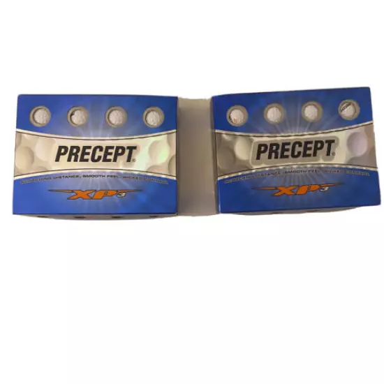 Precept XP3 Golf Balls NEW Lot Of 24 White 