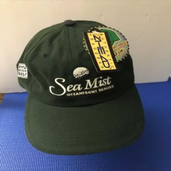 Ahead Headgear Sea Mist Oceanfront Resort Myrtle Beach Golf Vintage NWT