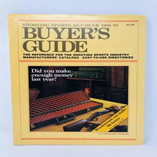 Shooting Sports Retailer 1986-87 Buyers Guide Catalog Vintage