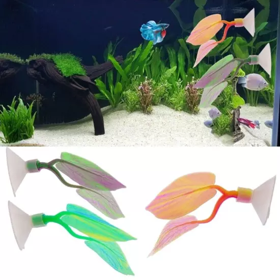 Aquarium Decors Plant Ornaments Colorful Water Plant Tanks Landscaping