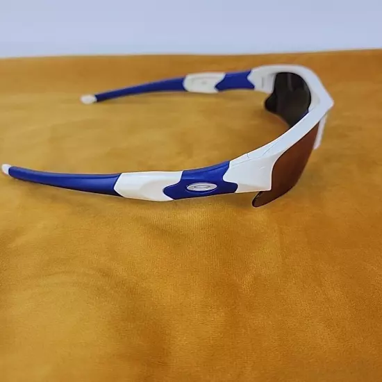 Oakley Flak Jacket 1.0 White/Blue Sunglasses 975