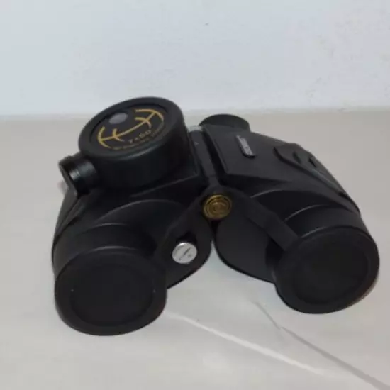  USCAMEL 7×50 Rangerfinder and Compass Binoculars New Works for Parts or Repair