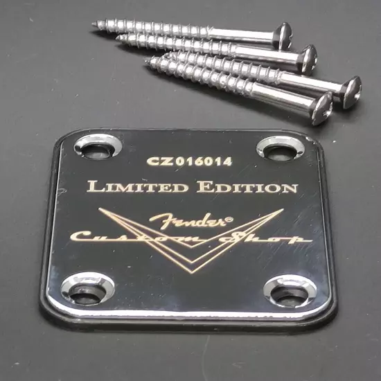 Fender Custom Shop Limited Idition Guitar Neck Plate for serial number randomly