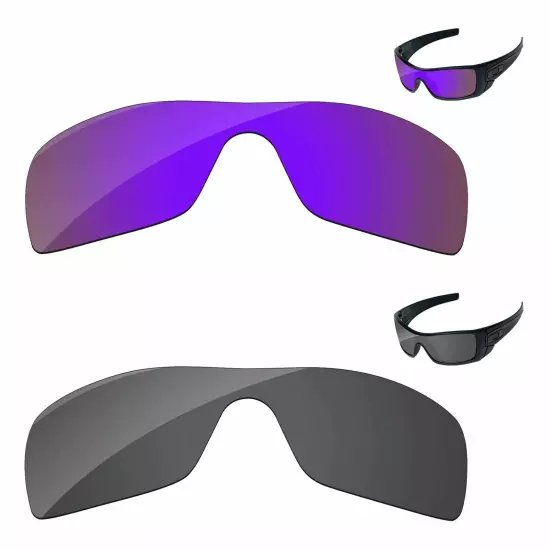 Lensology Polarized Replacement Lenses For-Oakley Batwolf OO9101 Multi-Options