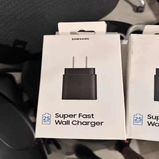 LOT OF X20 OEM Samsung 25W USB-C Wall Charger Super Fast Power Adapter