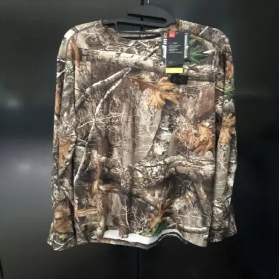 Under Armour Realtree Men’s Size Large LS HeatGear Iso-Chill 1348426 991 $45 New