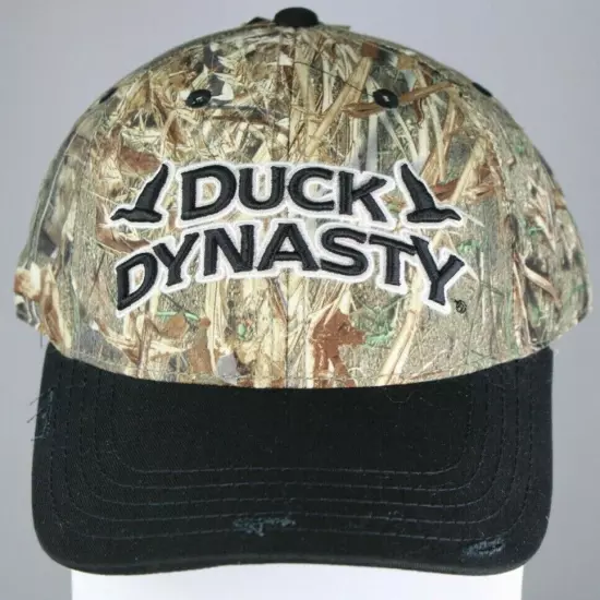 DUCK DYNASTY MENS ADJUSTABLE STRAP HAT 3D EMBROIDERED CAMOUFLAGED HUNTING NEW