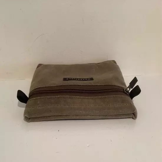 Waterfield SF Bags Gear Pouch Waxed Canvas : Brown Color : Travel :.