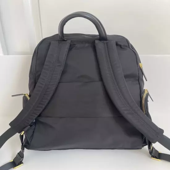 Tumi Voyageur Carson Backpack Black/Gold Hardware