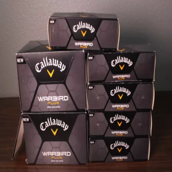 40 NEW Callaway Warbird Plus Deep Distance Golf Balls