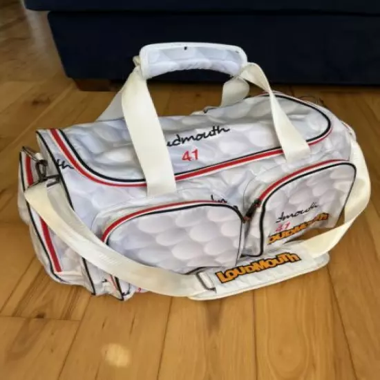 Loudmouth Golf Duffel Bag / Tote - Travel Suitcase Golf Gear 16 x 12 x 12 EUC!