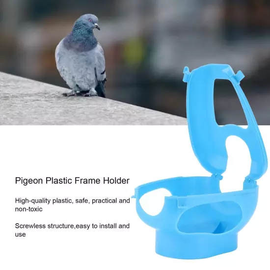 Pigeon Plastic Frame Holder Medicines Feeders Holder for Young Racing Pigeon