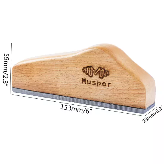 Muspor 6inch Guitar Fret Levelling File Metal Flat File Luthier Repair Tool I5O3