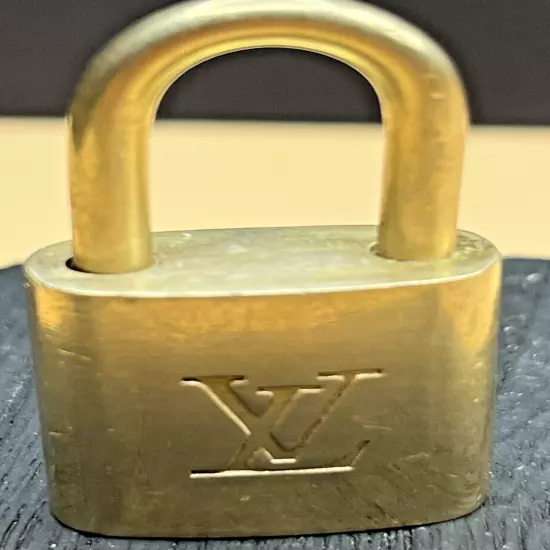 VTG Auth LV Mini Padlock NO Key FOB CHARM PENDANT MEN WOMEN UNISEX 1.5"