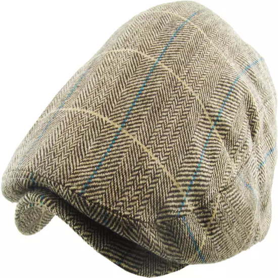 Mens Ivy Hat Golf Driving Ascot Winter Flat Cabbie Newsboy