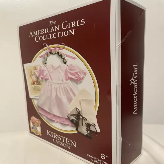 American Girl Kirsten's Birthday Outfit & Book NIB LE Sold Out