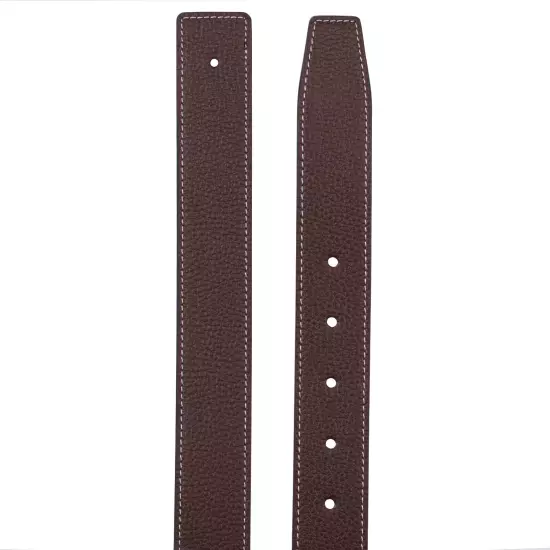 H full grain leather buckleless replacement strap for men and women 32mm wide