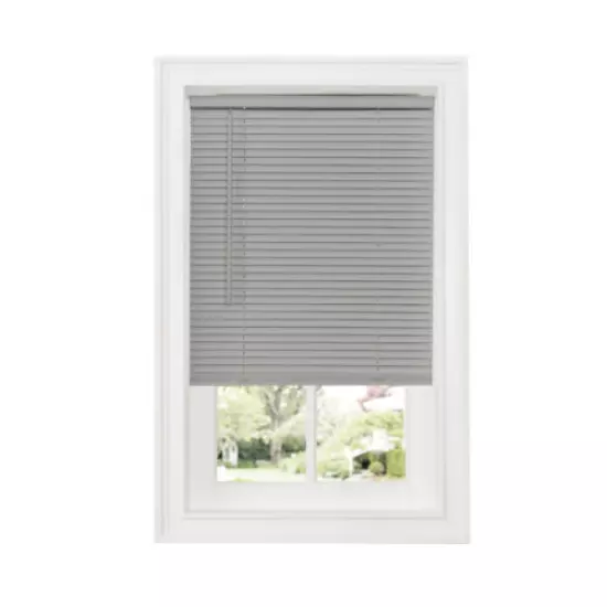 CORDLESS WINDOW MINI VINYL BLIND 1" PRIVACY SHADE BLINDS Darkening - MULTI SIZES