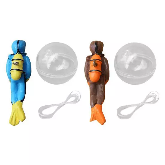 Aquarium Fish Tank Aquatic Landscape Diver Underwater Floating Ornament