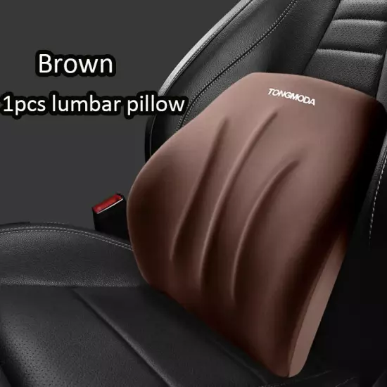 Car Lumbar Back Support Headrest Neck Pillow Universal Soft Neck Pillows Cushion