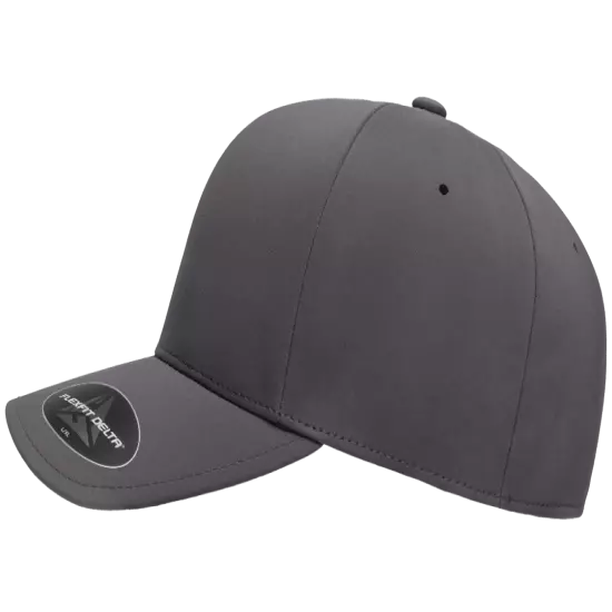 Flexfit Delta 180 Seamless Carbon Cap Fitted Baseball Hat Performance Blank