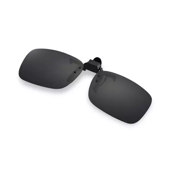 Walleva Polarized Replacement Lenses for Clip-on Flip-up Sunglasses for Driving