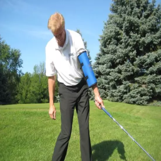 Golf Training Aid - Bending Your Arm, Get Help From The "Straight Arm"-standard 