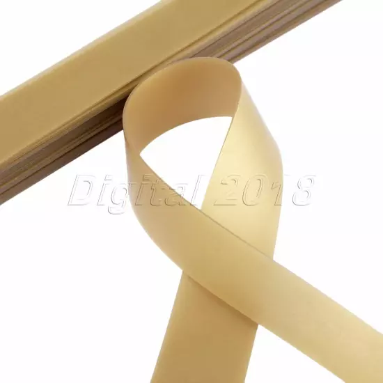 20pcs Super Strong Golden Flat Rubber Band For Slingshot Catapult Replace Acc.