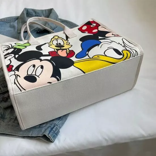 DISNEY MICKEY PLUTO WOMEN HANDBAGS New Versatile Travel Tote Shoulder Ladies Bag