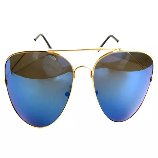 New Aviator Gold Blue Men's Women's Sunglasses X3