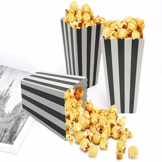 36 Pcs Popcorn Boxes Mini Paper Popcorn Box Cardboard Popcorn Container for Part