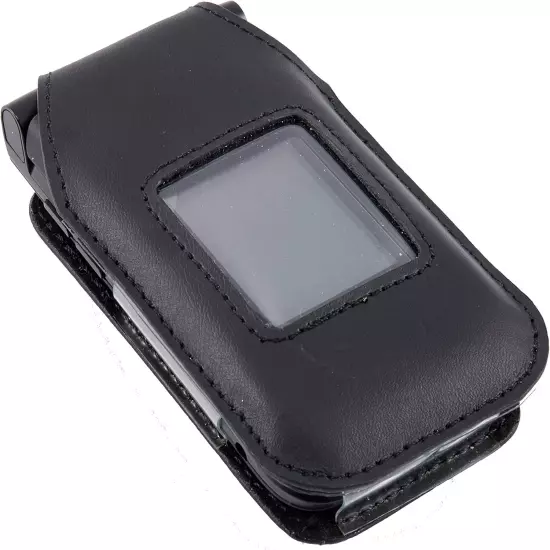 Leather Fitted Case for Orbic Journey V Verizon/Tracfone Flip Phone - Features: