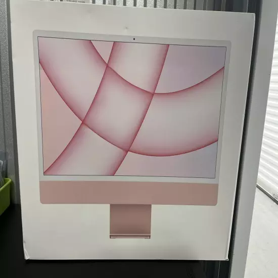 Apple iMac Pink 24-Inch M1" 2021 Models (A2438) EMPTY BOX ONLY...