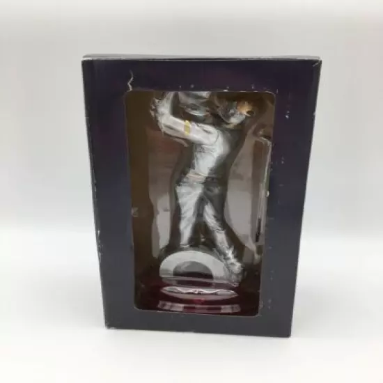 New Golf Trophy Resin on Wood Base Standing Contemporary Man 10" tall