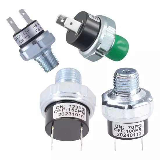 Efficient NPT Connector Air Pressure Control Switch for Air Compressors