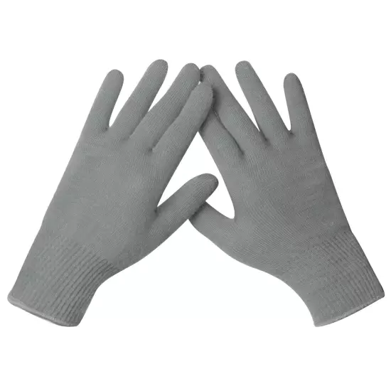 EvridWear Men Women Merino Wool Knit Liner Gloves Finger/Fingerless/Touchscreen