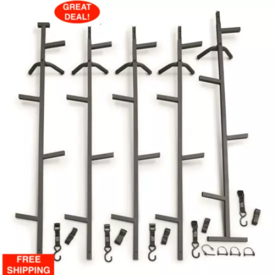 New Sturdy Guide Gear 25 ft Climbing Hunting Sticks 5 Segments Of 5 ft