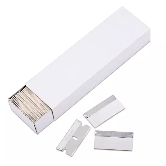 Stainless Steel Replacement Razor Scraper Blades for CarGlass Paint Oven Removal