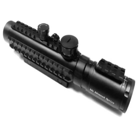 Ade Advanced Optics 1-3x30 Premium IlluminatedRed Cross Electro Sight Riflescope