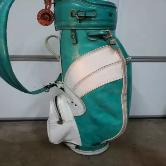 VINTAGE WILSON STAFF GOLF BAG - Single Strap 3-Way Divider A100