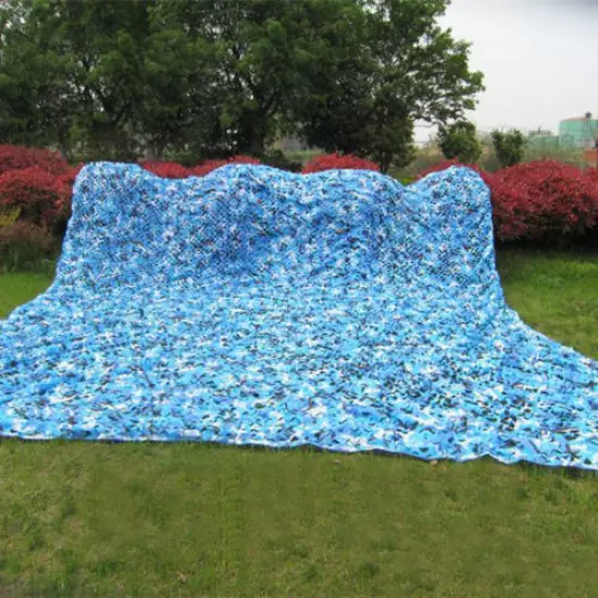 Military Camouflage Net Hunting Camping Blue Camo Army Shooting Hide Cover Net