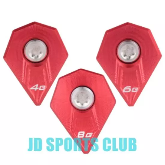 1pc Red Golf Weight for Cobra King F9/F9 Speedback Driver 4g 6g 8g for choose