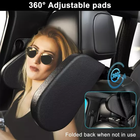 Car Headrest Pillow, Roadpal Adjustable Sleeping Headrest for Car Seat, Head Nec