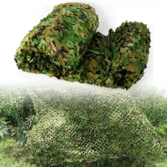 4.9x20FT 300D Oxford Camouflage Nets Military Surplus Hunting Blind Netting