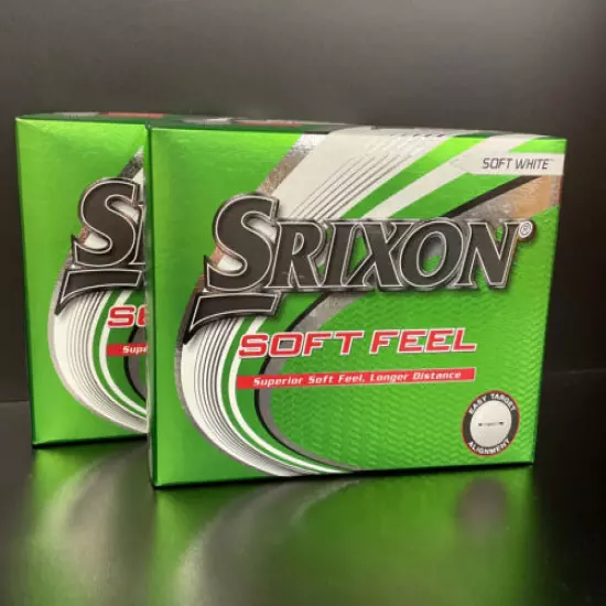 Srixon Soft Feel Golf Balls - 2 Dozen - New In Box