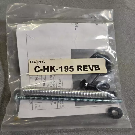 Havis C- HK-195 Hardware Kit Long Handle Install