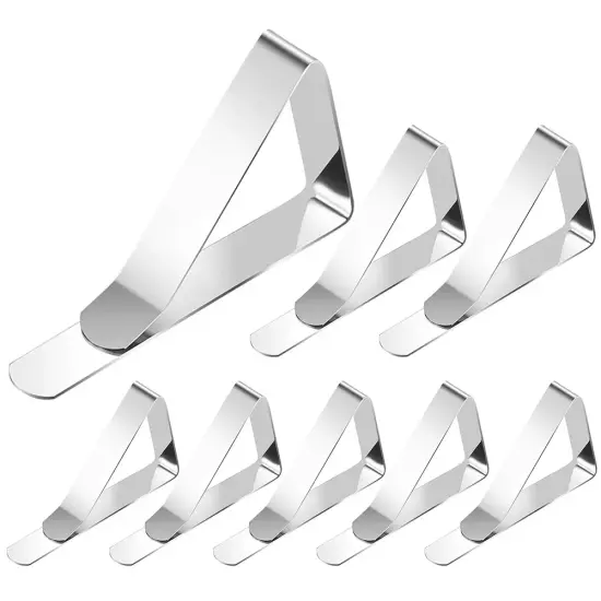 4-32Pc Stainless Steel Table Cloth Clip Wedding Picnic Table Cover Clip Holder T