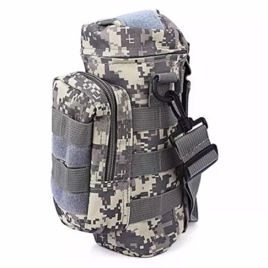 Tactical Travel Water Bottle Bays Kettle Carrier Holder Hiking Bicycle Bag